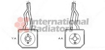 VAN WEZEL 58003096 -  масляный радиатор, двигательное масло